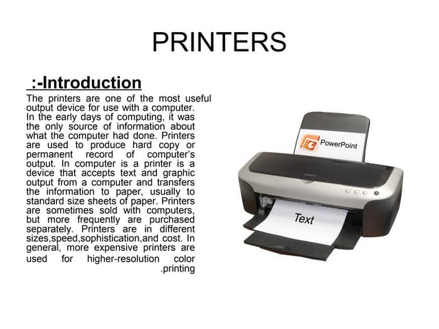 Printers