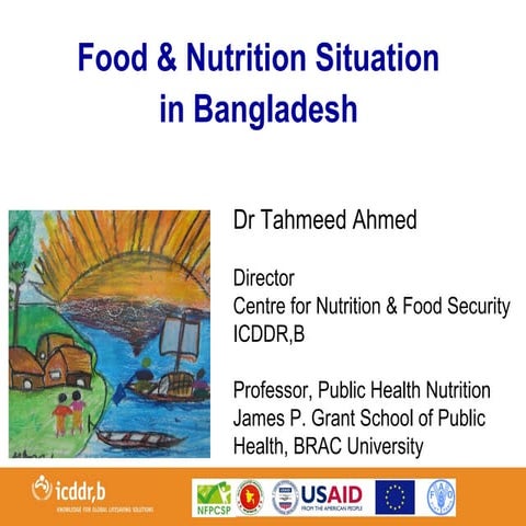 Ahmed 1 the food and nutrition situation in bangladesh