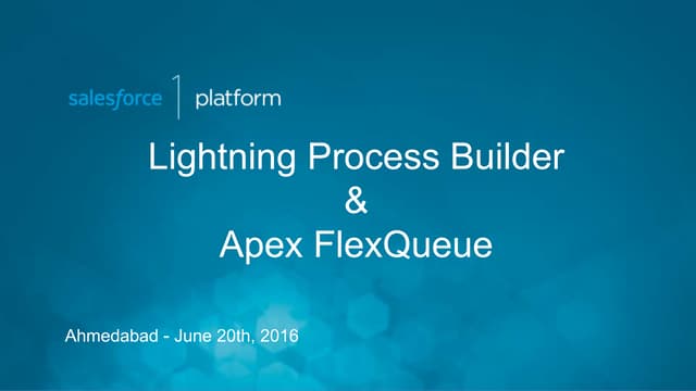 Ahmedabad Salesforce Meetup