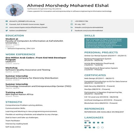 Ahmed Elshal Resume 