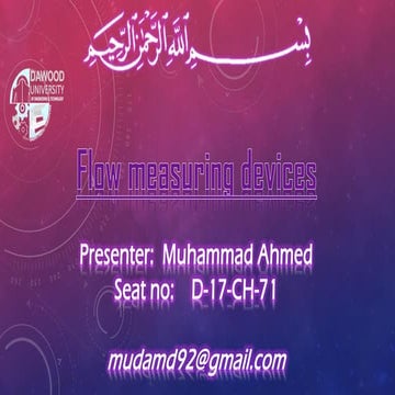 Flow Meter by Ahmed 
