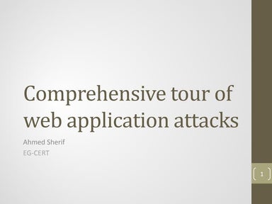 Common Web Application Attacks 
