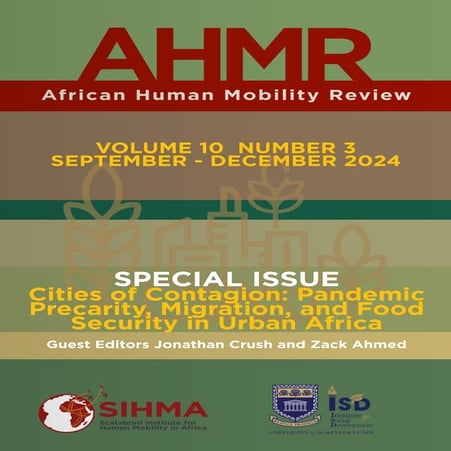 AHMR vol10 n3 SPECIAL EDITION - SIHMA UWC