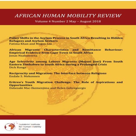 African Human Mobility Review Vol  4(2) 