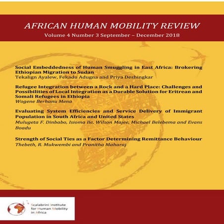 African Human Mobility Review  vol. 4(3) 