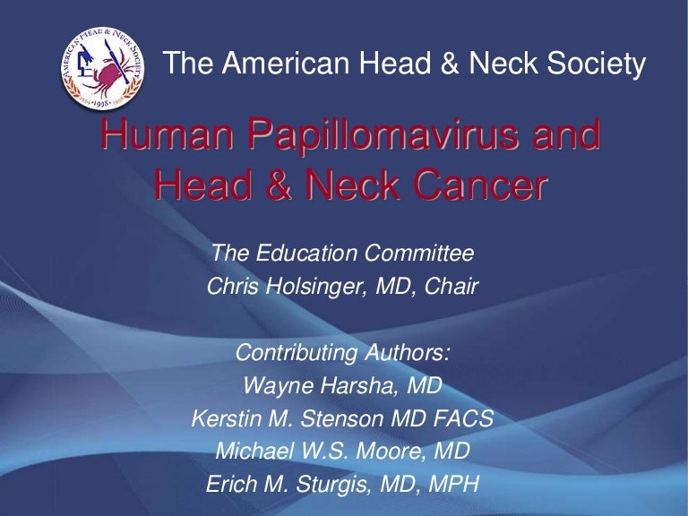 human papillomavirus and head and neck cancer