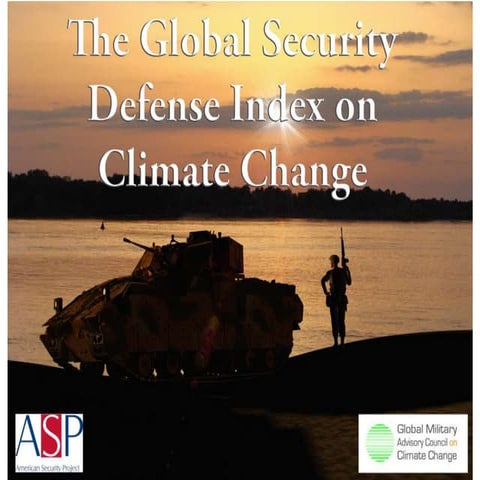The Global Security and Defense Index on Climate Change - Preliminary Results