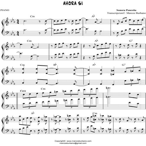 AHORA SI - PIANO