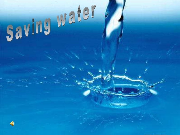 Ahorro agua en ingles