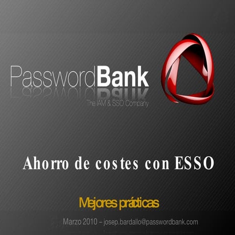 Ahorro De Costes Con Esso. Best Practices