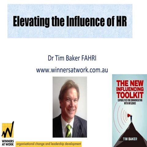 Elevating the Influence of HR