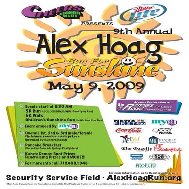 Alex Hoag Run for Sunshine - 2009 | PDF