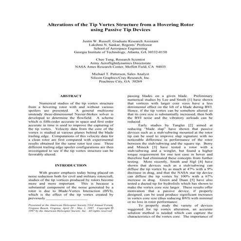 Vortex Dissipation Due to Airfoil-Vortex Interaction | PDF