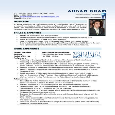 Resume - HR Professional