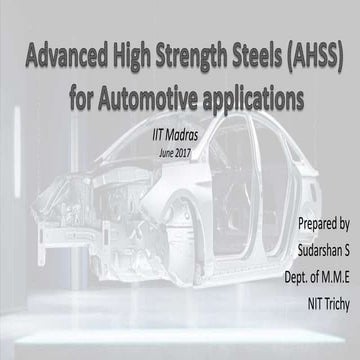 Advanced High Strength Steels and their Heat Treatment processes