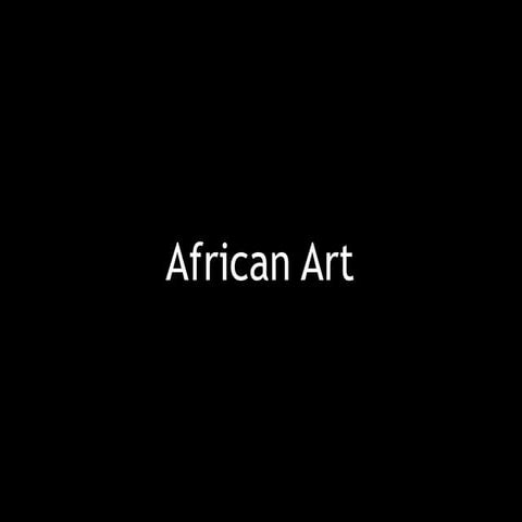 AHTR African Art