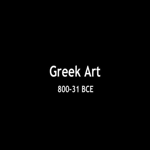 AHTR Greek Art
