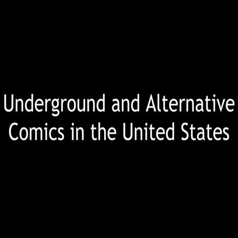 AHTR Underground and Alternative Comics
