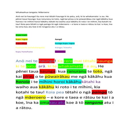 Whakaahua tangata: Māeroero