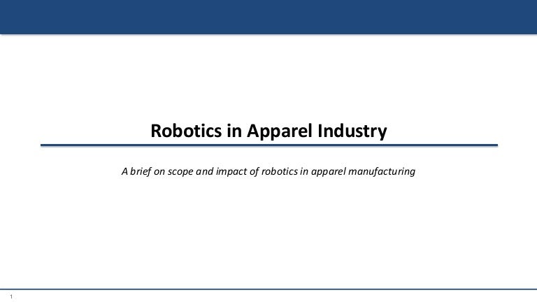robotics in garment industry
