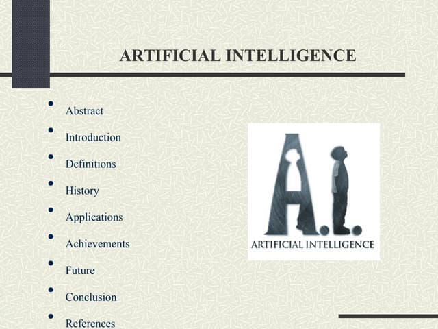 artificial intelligence
