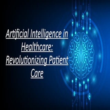 artificial intelligence in the health care