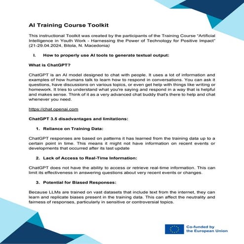 AI Training Course Toolkit the author Temuri Jvarsheishvili