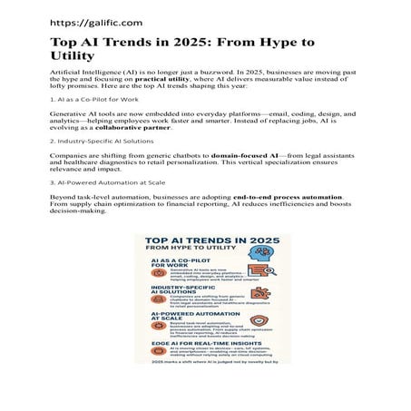 Top AI Trends in 2025 from Hype to Utility.pdf
