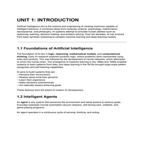Comprehensive Guide to Artificial Intelligence