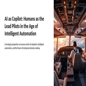 AI as Copilot: Enhancing Human Leadership in Intelligent Automation | PDF