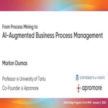 Augmented Business Process Management