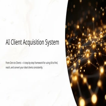 AI Client Acquisition System: Get Clients Without Freelance Platforms ...