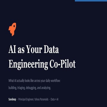 AI as Your Data Engineering Co-Pilot: Boosting Productivity with ...