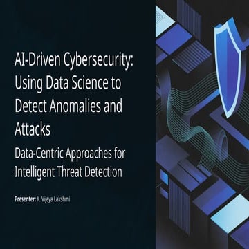 AI driven cybersecurity ppt presentation | PPTX