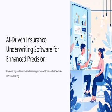 AI-Driven Insurance Underwriting Software for Enhanced Precision