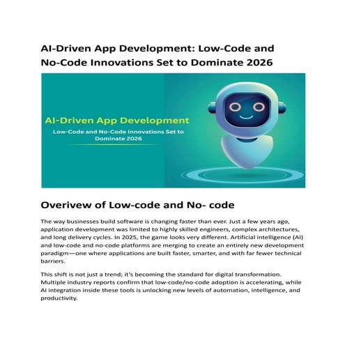 AI-Driven App Development_ Low-Code and No-Code Innovations Set to Dominate 2026