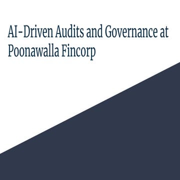 Picture of AI-Powered Audits at Poonawalla Fincorp -A Step Towards Smarter ...