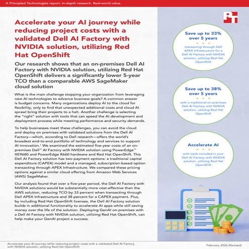 Accelerate your AI journey while reducing project costs with a ...
