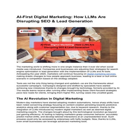 AI-First Digital Marketing_ How LLMs Are Disrupting SEO & Lead ...
