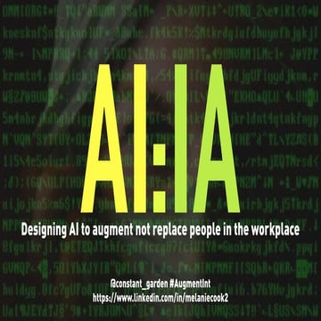 Intelligence Augmentation - The Next-Gen AI