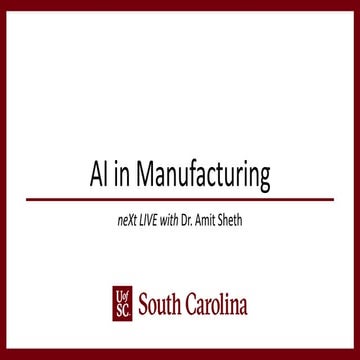 Artificial Intelligence in Manufacturing