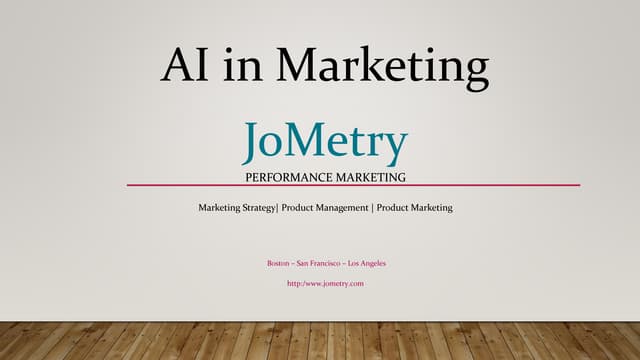 AI in Marketing