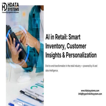 AI in Retail - Boosting Customer Experience and Efficiency | PPTX