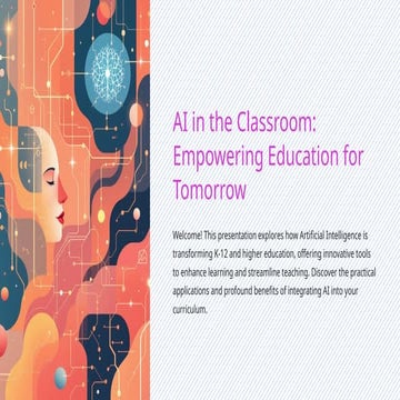 Role of AI (Artificial Intelligence) in Education | PPTX