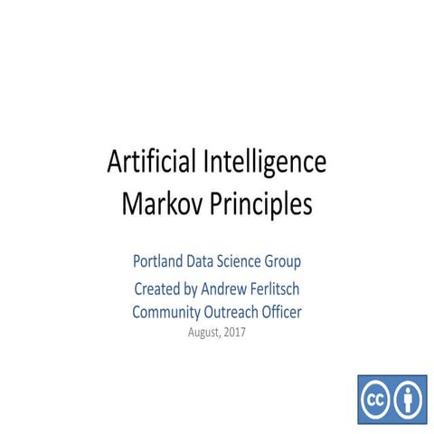 AI - Introduction to Markov Principles