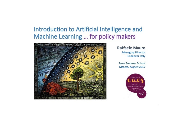 introduction to ai and machine learning