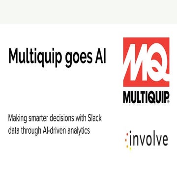 Multiquip Goes AI with Involve