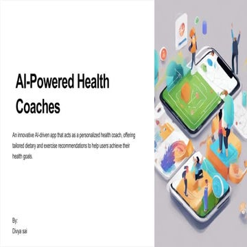 AI-powered health coaches providing personalized guidance