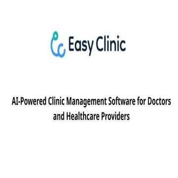 AI-Powered Clinic Management Software for Doctors and Healthcare ...