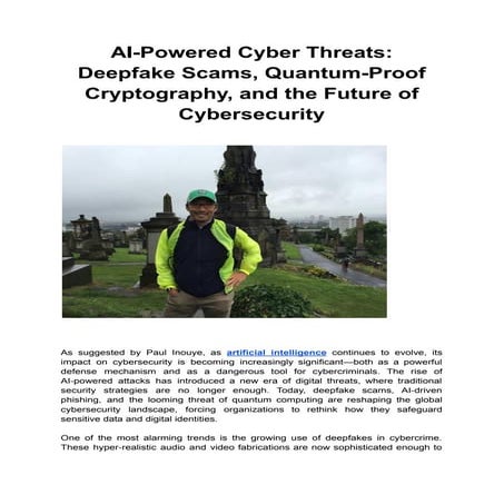 Beyond Passwords: The Future of Cybersecurity | PPTX